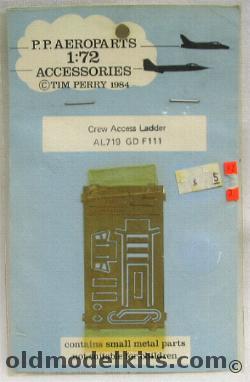 PP Aeroparts 1/72 F-111 Crew Access Ladder, AL719 plastic model kit